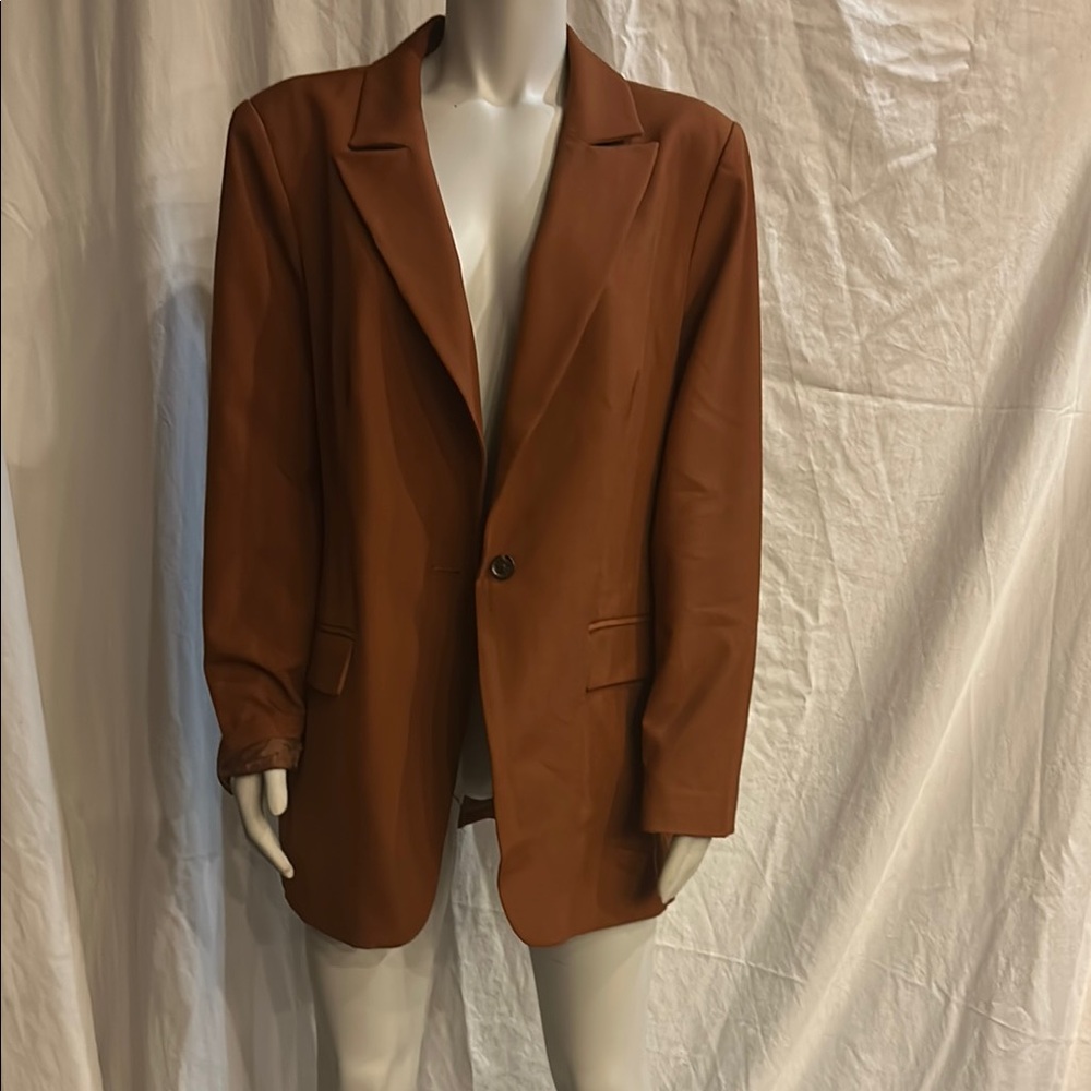 Banana Republic Copper Single-Button Blazer